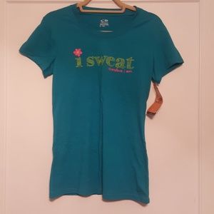 Champion "I sweat therefore I am" workout t-shirt